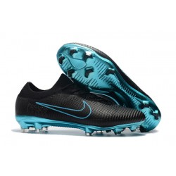 Scarpe da calcio da uomo 2017 - Nike Mercurial Vapor Flyknit Ultra FG Blu Nero