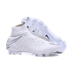 Scarpe Calcio Nike Hypervenom Phantom III DF FG Tutto Bianco