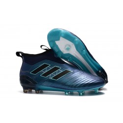 Nuove Adidas Calcio ACE 17+ Mastercontrol FG Per Uomo Blu Nero