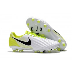 Nike Magista Opus II FG Scarpa da calcio per terreni duri - Bianco Nero Volt