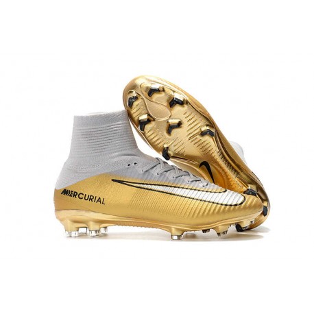 nike mercurial nere oro