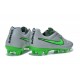 Scarpe Calcio Nike Tiempo Legend V FG - Uomo Grigio Verde Nero