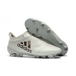 Adidas X 17+ Purespeed FG Tacchetti da Calcio - Uomo Bianco Nero