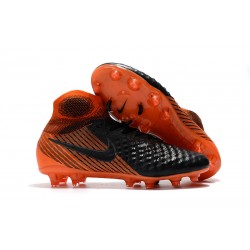 Scarpette da Calcio Nike Magista Obra 2 FG Black White Hyper Crimson