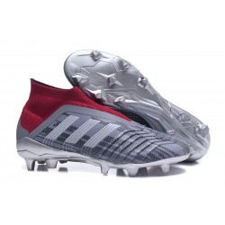 Adidas Predator 18+ FG - Tacchetti da Calcio Pogba Grigeo Rosso