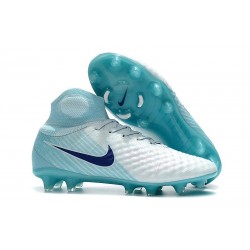 Scarpette da Calcio Nike Magista Obra 2 FG Bianco Blu