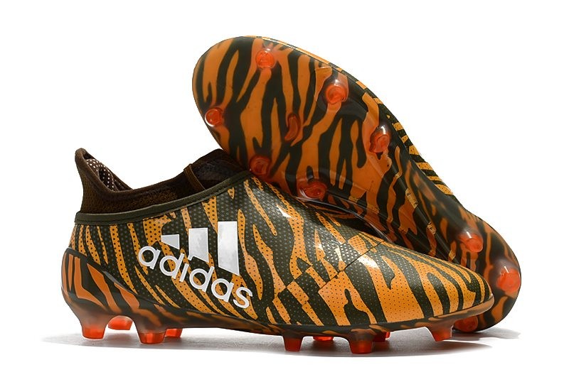 Scarpe Da Calcio Nuovi Adidas X 17 Purespeed FG Bright Orange Oliva