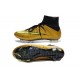 2015 Scarpe calcio Nike Mercurial Superfly FG - Uomo - Oro Volt Nero