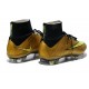 2015 Scarpe calcio Nike Mercurial Superfly FG - Uomo - Oro Volt Nero