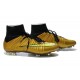 2015 Scarpe calcio Nike Mercurial Superfly FG - Uomo - Oro Volt Nero