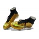 2015 Scarpe calcio Nike Mercurial Superfly FG - Uomo - Oro Volt Nero
