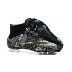 2015 Scarpe calcio Nike Mercurial Superfly FG - Uomo - BHM Black History Month Nero Bianco