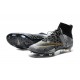 2015 Scarpe calcio Nike Mercurial Superfly FG - Uomo - BHM Black History Month Nero Bianco