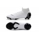 Nuovo Tacchetti da Calcio Nike Mercurial Superfly VI 360 Elite FG Bianco Nero