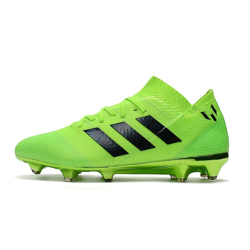 Scarpe Da Calcio Uomo Adidas Nemeziz Messi 18.1 FG Nero Verde