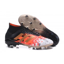 2018 Scarpe Da Calcio Adidas Predator Telstar 18.1 FG Core Black Metallic Copper