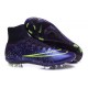 Scarpa da calcio per terreni duri Nike Mercurial Superfly - Viola Verde Nero