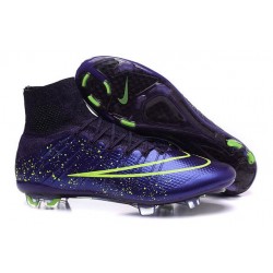 Scarpa da calcio per terreni duri Nike Mercurial Superfly - Viola Verde Nero
