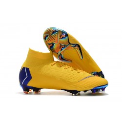 Scarpa da Calcio Nike Mercurial Superfly VI 360 Elite FG CR7 Blu Giallo