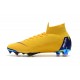 Nuovo Tacchetti da Calcio Nike Mercurial Superfly VI 360 Elite FG CR7 Nero Argento