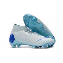 Scarpa da Calcio 2018 Nike Mercurial Superfly VI 360 Elite FG Azzurro