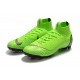 Nuovo Scarpa da Calcio Nike Mercurial Superfly VI 360 Elite FG CR7 - Oro Bianco