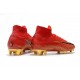 Scarpe da Calcio Alte Nike Mercurial Superfly VI 360 Elite FG CR7 - Blu Oro Bianco