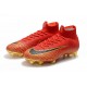 Scarpe da Calcio Alte Nike Mercurial Superfly VI 360 Elite FG CR7 - Blu Oro Bianco