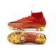 Scarpe da Calcio Alte Nike Mercurial Superfly VI 360 Elite FG CR7 - Blu Oro Bianco