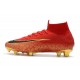 Scarpe da Calcio Alte Nike Mercurial Superfly VI 360 Elite FG CR7 - Blu Oro Bianco