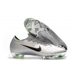 Nuove Scarpe da Calcio Nike Mercurial Vapor XII 360 Elite FG - Argento Nero