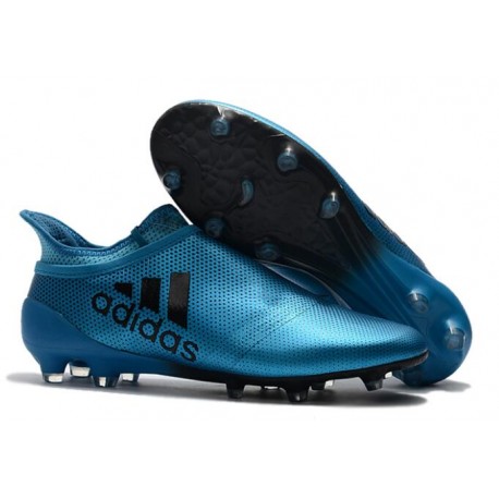 2016 Scarpette da Calcio Adidas X 16+ Purechaos FG - Blu Argenteo