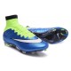 Scarpa da calcio per terreni duri Nike Mercurial Superfly - Blu Verde Nero Bianco