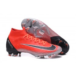 Nuovo Tacchetti da Calcio Nike Mercurial Superfly VI 360 Elite FG Rosso Nero