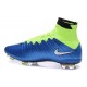 Scarpa da calcio per terreni duri Nike Mercurial Superfly - Blu Verde Nero Bianco