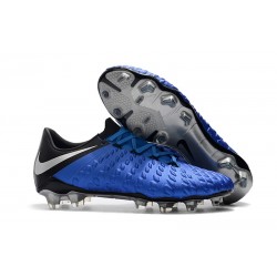 Scarpe da Calcio Nike Hypervenom Phantom 3 FG - Uomo Blu Nero Argento