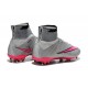 Scarpa da calcio per terreni duri Nike Mercurial Superfly - Grigio Rosa Nero
