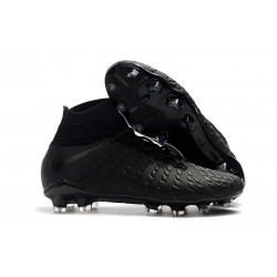 Scarpe Calcio Nike Hypervenom Phantom III DF FG Argento Nero