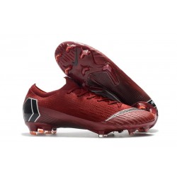 Tacchetti da Calcio Nike Mercurial Vapor XII 360 Elite FG Rosso Nero