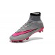 Scarpa da calcio per terreni duri Nike Mercurial Superfly - Grigio Rosa Nero