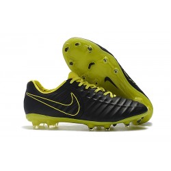 Nike Tiempo Legend 7 FG Scarpe da calcio Uomo Nero Giallo
