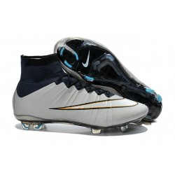 Nuove Scarpe calcio Nike Mercurial Superfly FG - Argenteo Arancione Nero