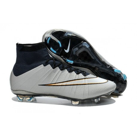 Nuove Scarpe calcio Nike Mercurial Superfly FG - Argenteo Arancione Nero