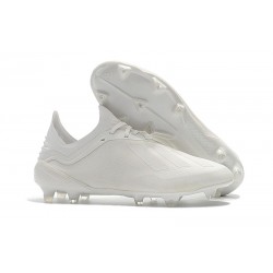 Nuovo Scarpe Da Calcio adidas X 18.1 FG Tutto Bianco