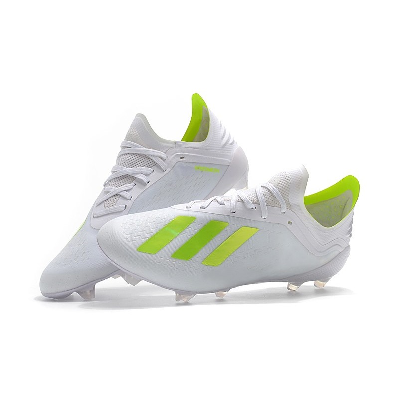 Nuovo Scarpe Da Calcio adidas X 18.1 FG Giallo Bianco