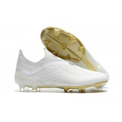 Scarpe da Calcio adidas X 18+ FG Bianco Oro