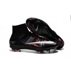 Nuove Scarpe calcio Nike Mercurial Superfly FG - CR7 Lava Nero Rosso