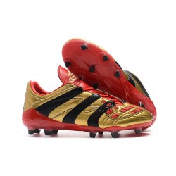 Tacchetti da Calcio Adidas Predator Accelerator Electricity FG Oro Rosso Nero