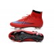 Nuove Scarpe calcio Nike Mercurial Superfly FG - Rosso Viola Nero