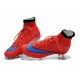 Nuove Scarpe calcio Nike Mercurial Superfly FG - Rosso Viola Nero